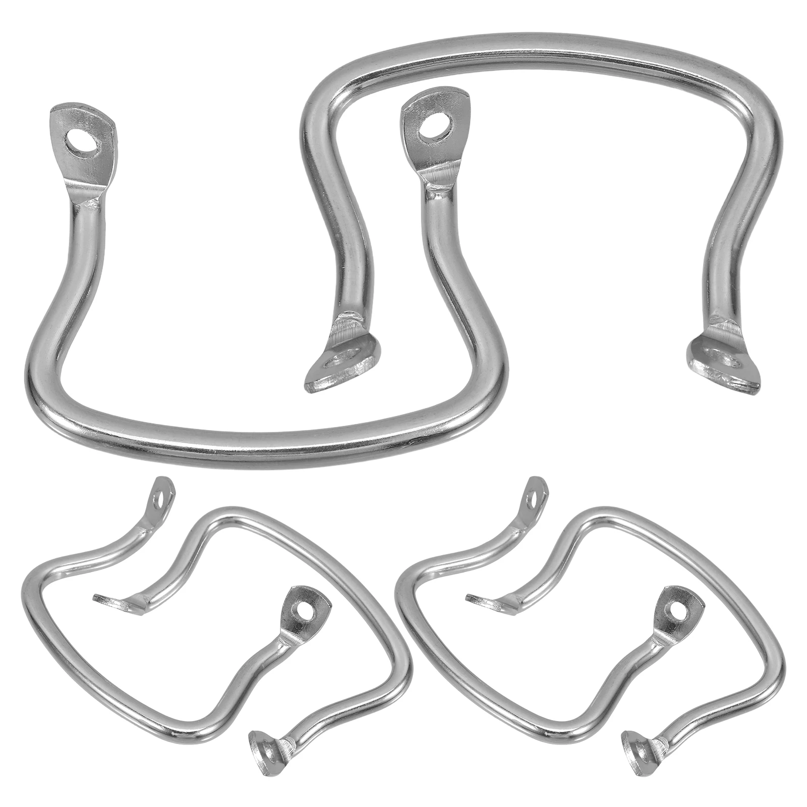 

6pcs Stainless Steel Pot Side Handles Detachable Replacement For Pressure Cooker Wok Pan Handles Dual Ear Design