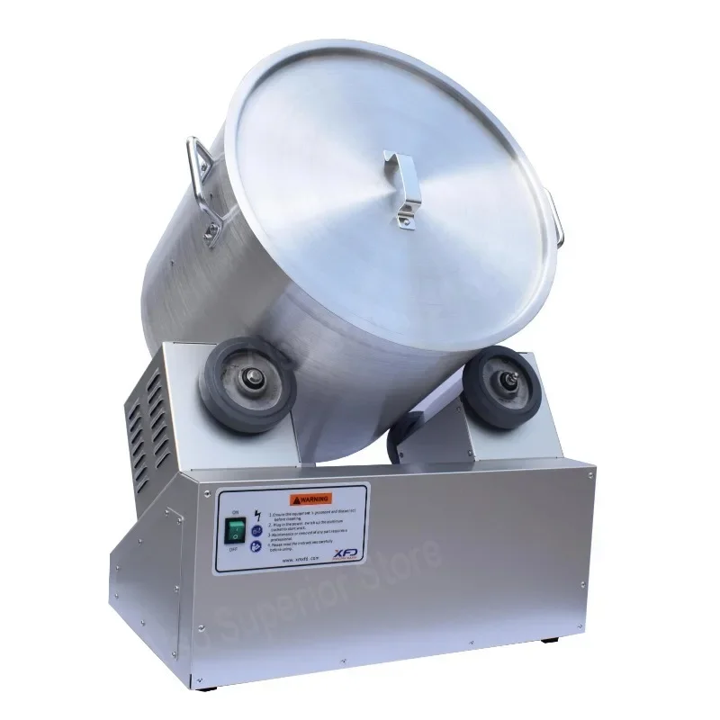 220V 450W XFD Coater Mixer Tumbler for Flavor Seasoning Powder Popcorn Tumbler Wrapping