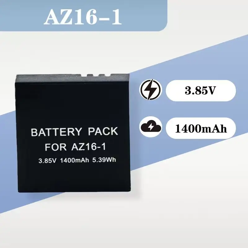 3.85V 1400mAh AZ16-1 Battery for Xiao Yi 4K Action Camera - Compatible with Yi 2nd Generation