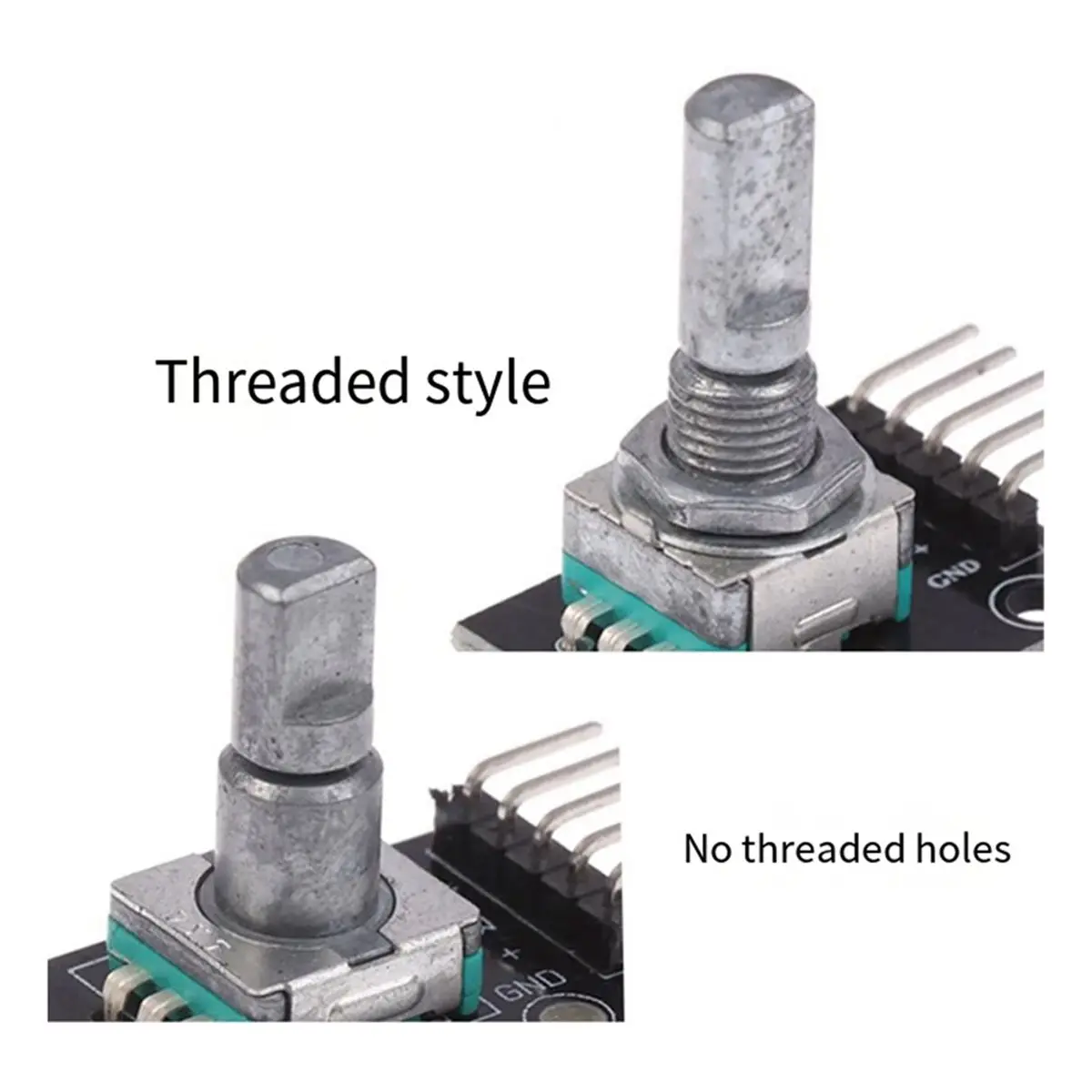 2026 NEW 2PCS for Micro Controller Use Adjustable Encoder Module KY-040 Rotary Encoder Module with 15x16.5 mm with Knobs