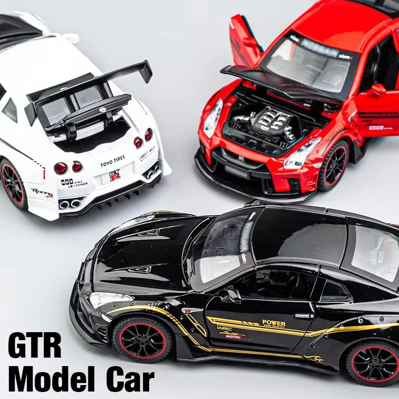 Gtr Sports Cars Racing Cars Alloy Car Models And 1:32 Double-Door Simulation Car Models To Children And Boys Have One Or Two