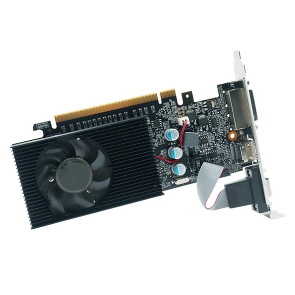 

CACI GT730 4GB Graphics Card GT730 DDR3 64Bit GDDR3 Graphics Cards -Compatible, DVI & VGA Output
