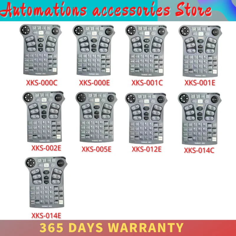 New For JZNC-XPP02B YASNAC XRC XKS-001E XKS-000E XKS-012E XKS-005E XKS-014E Yaskawa Motoman Membrane Keyboard Button Keypad