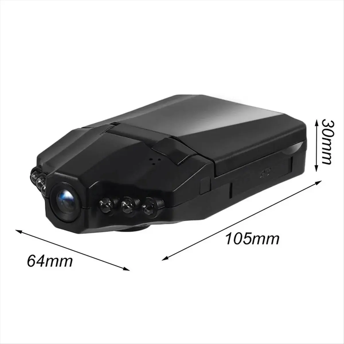 #63V (Black)2.5 Inch Car LED DVR Road Dash Video Camera LCD Parking Recorder,Automotive Parts & Accessories