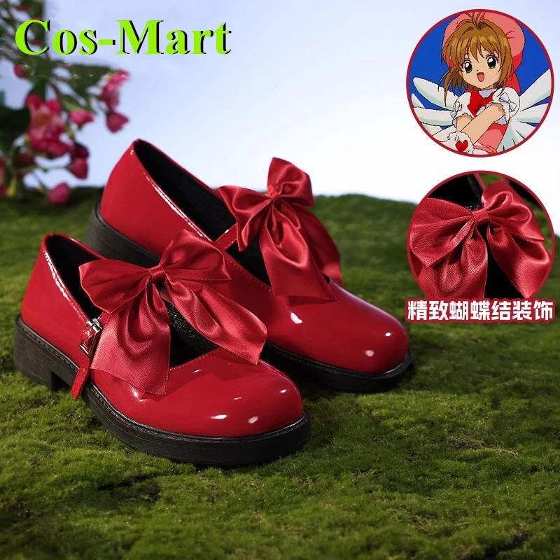 Cos-Mart Cardcaptor Sakura Schoenen Cosplay Universele Combat Laarzen Rollenspel Gebruikt Accessoires Spel