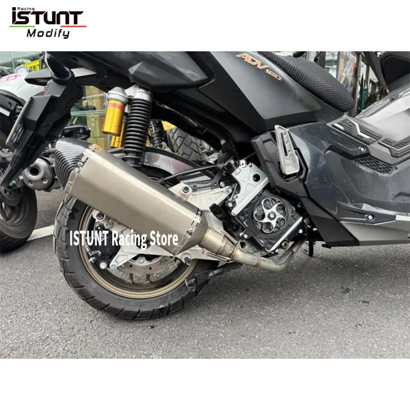 

Slip On For HONDA ADV160 ADV 160 2024 2025 2026 Full System Motorcycle Exhaust Modify DB Killer Espace Front Link Pipe Muffler