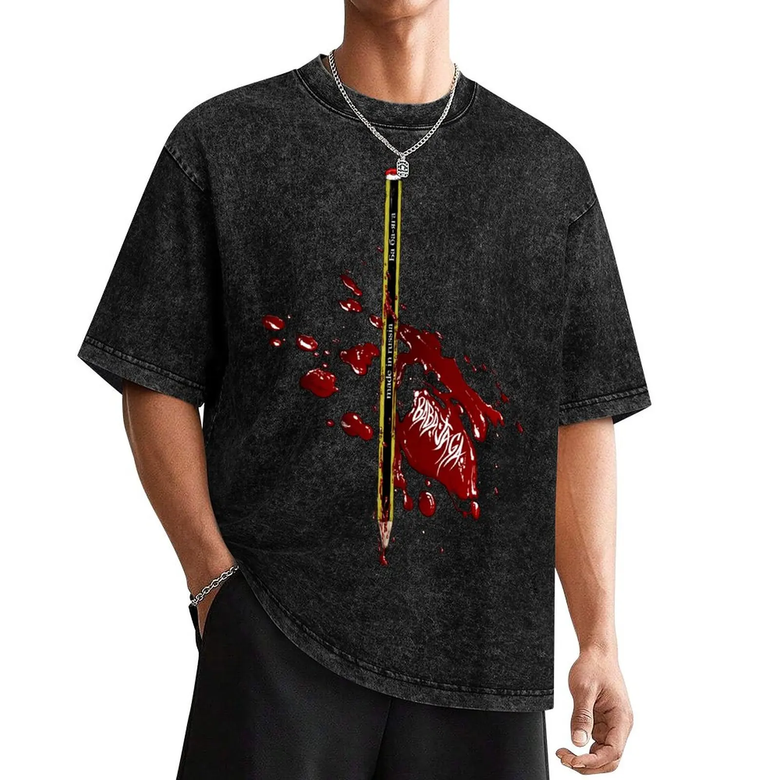 Мужская футболка с коротким рукавом, в Корейском стиле