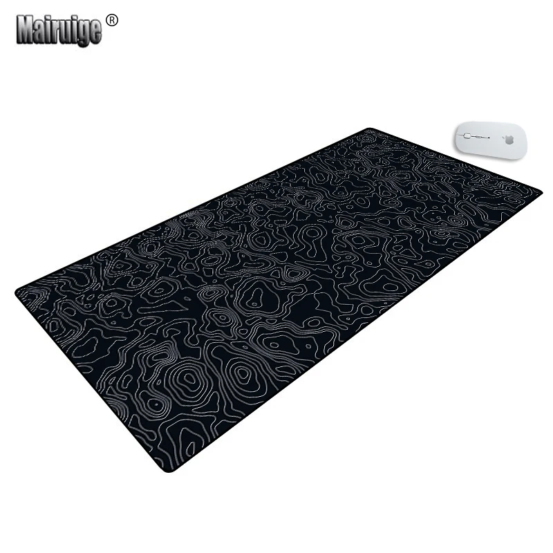 100x50cm Mouse Pad Xxl Line Black Extended Mouse for Computer Anti-slip Pc Gemer Computer Offices Desk Mat Game Keyboard Pad