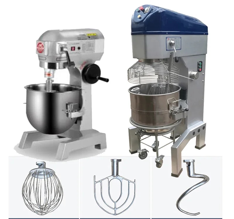 Industrial Commercial 10l 20l 30l 60l 80l Kitchen Stand Planetary Food Batter Cake Mixer Machine For Bakery