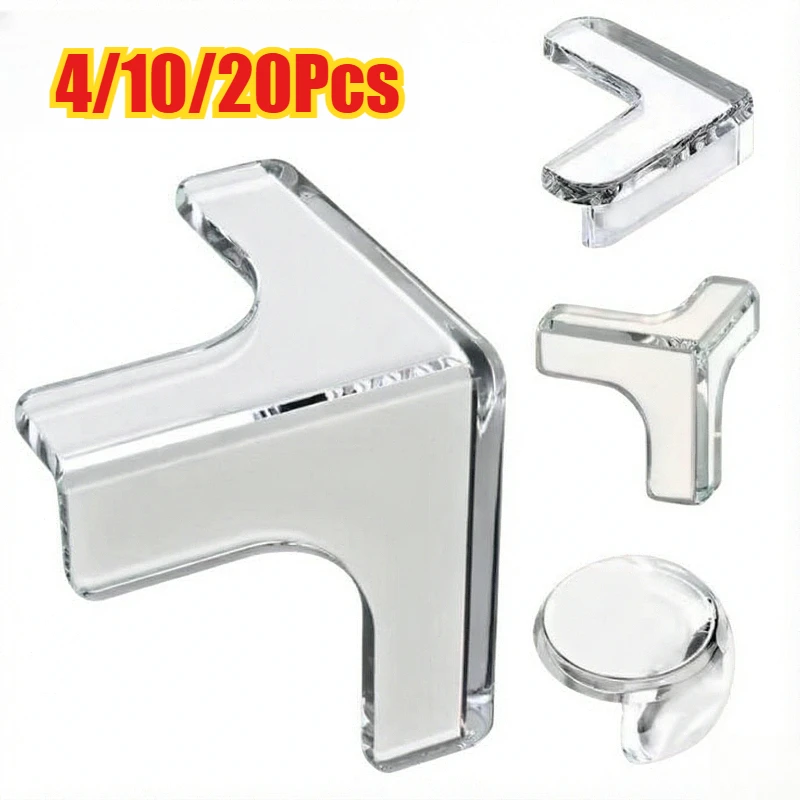 20/10/4PCS Baby Safety Table Corner Protector Furniture Edge Protection Cover Transparent Children Anti Collision Edge Guards