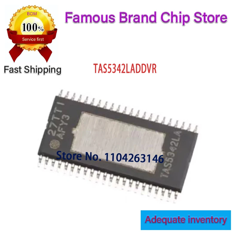 

TAS5342LA (5-10 шт.) TAS5342LADDVR TAS5342 TSSOP-44 Чипсет
