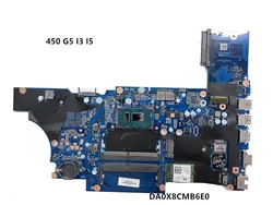 DA0X8CMB6E0 For HP ProBook 450 G5 470 G5 Laptop Motherboard L23103-601 With Core i3 i5 i7 CPU UMA DDR4 Motherboard