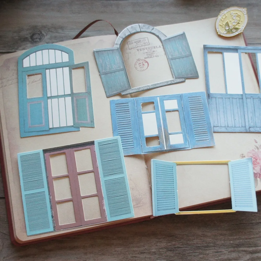 

30pcs Window of The Seaside Cottage Design Paper Creative Craft Paper Background Scrapbooking Gift DIY Use