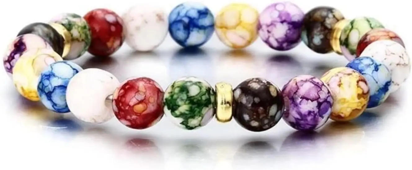 Colorful beaded bracelet necklace jewelry bangle women's bracelet