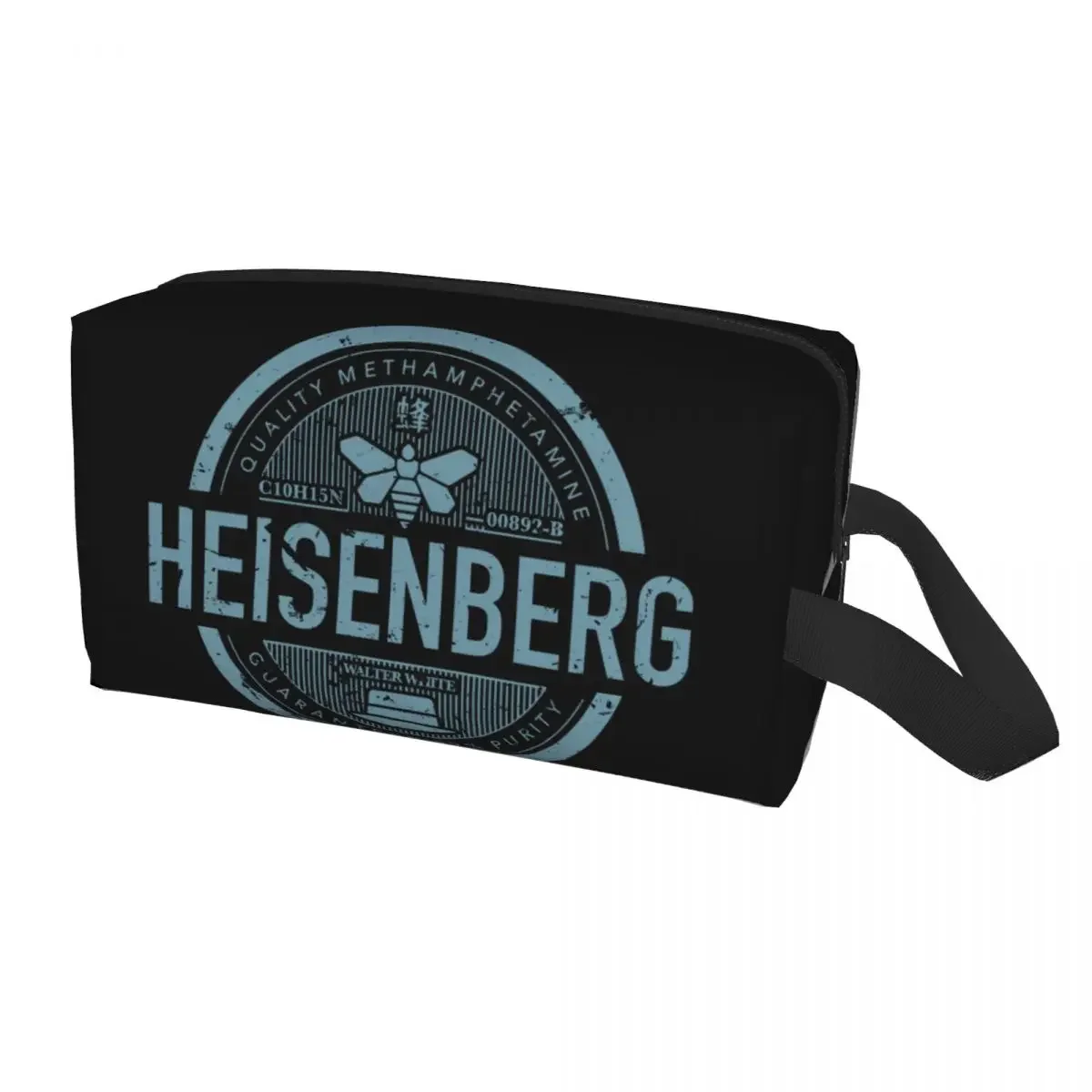 

Breaking Bad Makeup Bag for Women Travel Cosmetic Organizer Cute The Great Heisenberg Storage Toiletry Bags