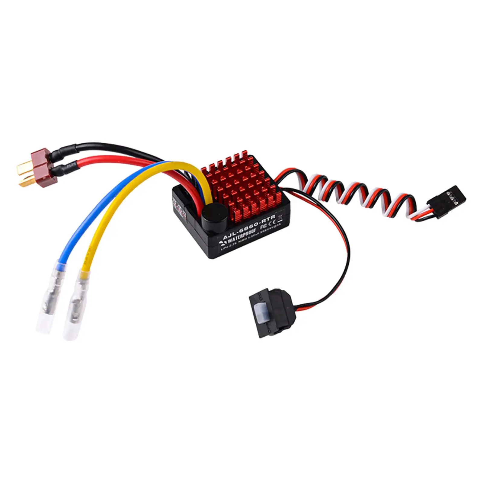 60a elektrischer Drehzahl regler Elektronen drehzahl regler Temperatur regelung RC Modell autoteile RC Esc für DIY Raupen auto