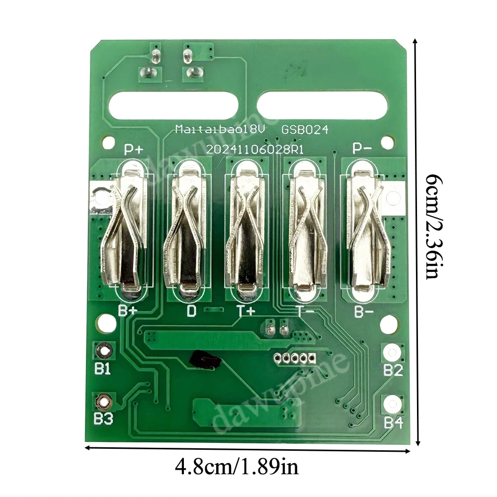 Obudowa baterii Metabo 10*18650 18V Li-ion z układem ładowania i zabezpieczeń, płytka PCB, wskaźnik LED, obudowy — zdjęcie produktu 3