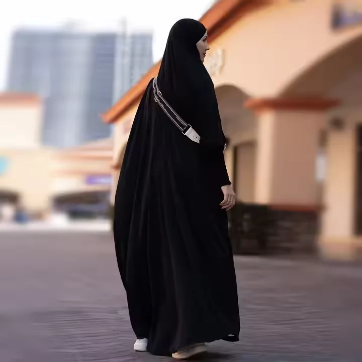 

Islam Prayer Garment Ramadan Hooded Abaya Women Muslim Overhead Maxi Dress Khimar Arabic Robe Eid Djellaba Islam Clothing Kaftan