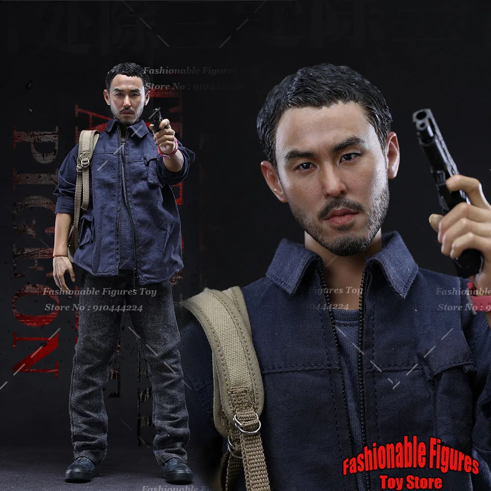 JXK TD2401 1/6 Men Soldier Handsome Ethan Juan The Pig The Snake And The Pigeon Full Set 12Inch Full Set Action Figure Model Toy