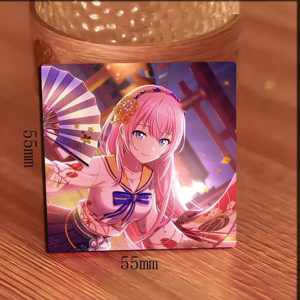 M-MegurineS L-LukaS Photo Frame Picture Fridge Magnets Refrigerator Magnetic Stickers Family Friends Gifts Souvenir Logo