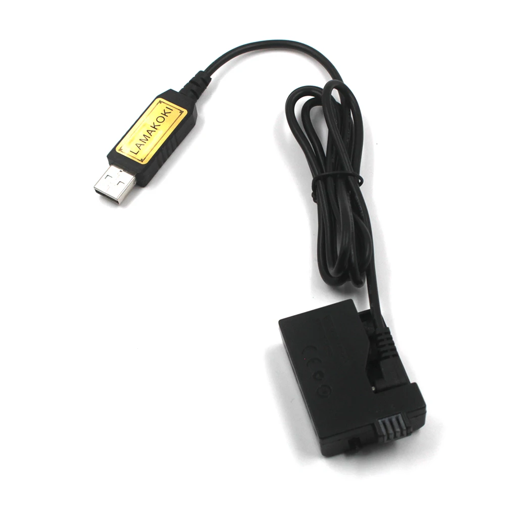 QC USB 8V USB ACK-E5 Drive Cable Power adapter LP-E5 dummy battery DR-E5 DC Coupler for Canon EOS 450D 500D 1000D XS XSi T1i image 6