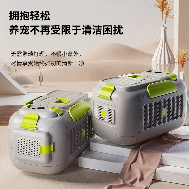 Bello Plastic Basket Pet Stroller Cat Poussette Chien Dog Stroller Rabbit view 3