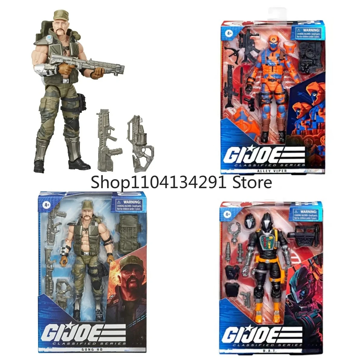 

Оригинальный G.I. Joe Special Forces Tiger Force Giant Python Monster Bat Monster 6-дюймовая фигурка Коллекционная модель игрушки
