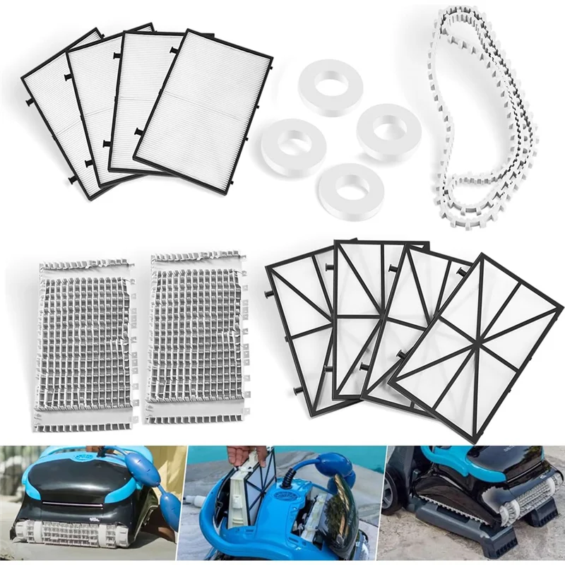 A92P 6101641-R2 مجموعة ضبط الفرشاة لـ Maytronics Dolphin Nautilus CC Plus 9985006-R2 مسارات استبدال منظف حمام السباحة التلقائي P