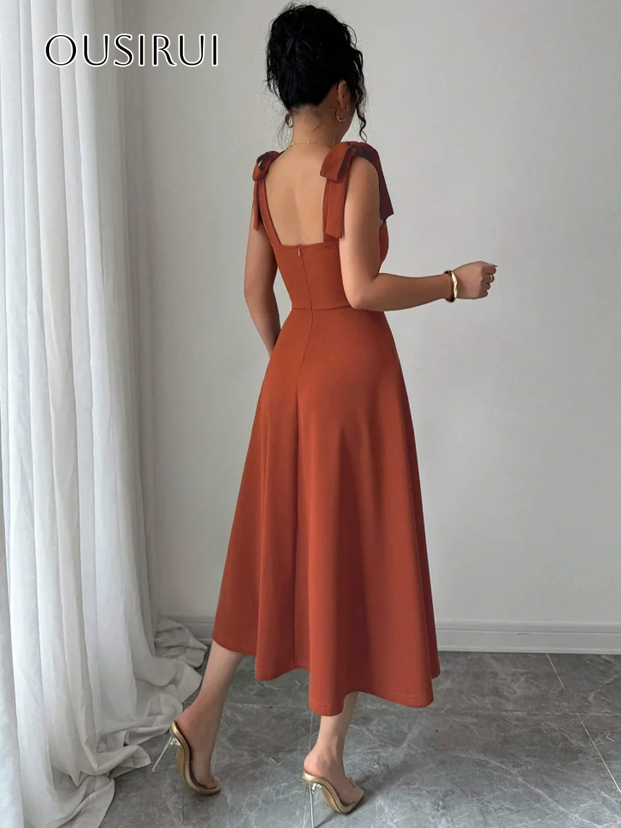 Bandjes Korte A-lijn Chiffon Cocktailjurken Theelengte Geplooid Mouwloos Op maat gemaakt Yooе на فе