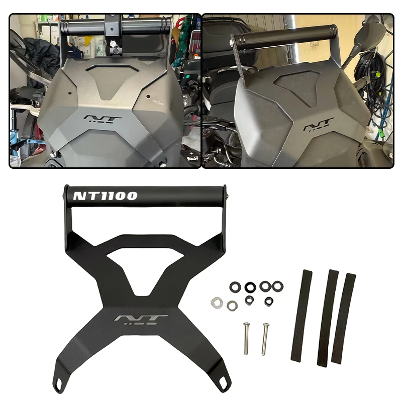 

Новинка 2024 года для Honda NT1100 NT-1100 2022 2023 года, аксессуары для мотоцикла NT 1100, держатель для телефона, подставка, GPS-навигационная пластина, кронштейн