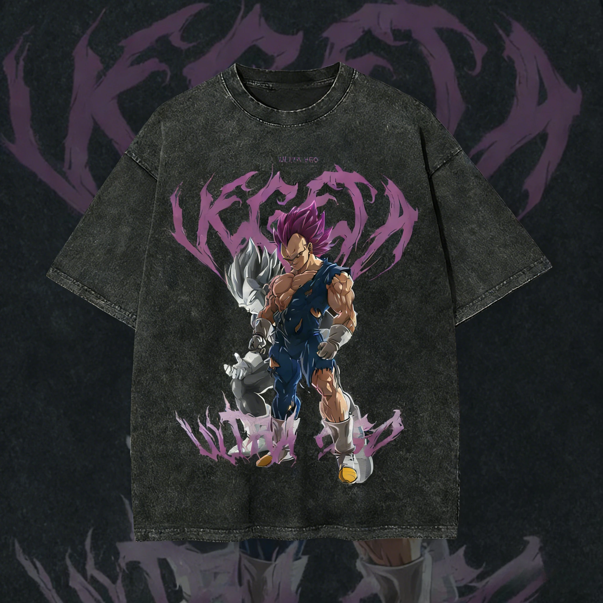 Summer Clothing Ego - ドラゴンボール 2026 サマー オーバーサイズTシャツ 100%コットン ウォッシュド