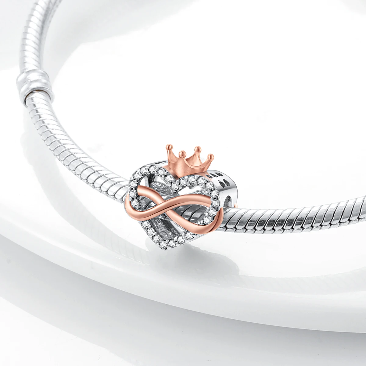 Silver Plated Colorful Love Heart Shape Charm Beads Lover Girl Boy Dangle Fit Bracelet Necklace Jewelry Marking