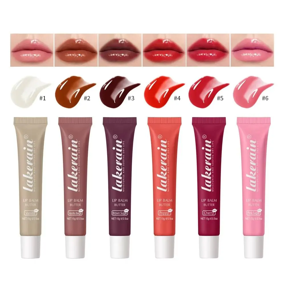 Portable Waterproof Lip Gloss Moisturizing Shiny Lipstick Tinted Liquid Lip Balm for Women Makeup