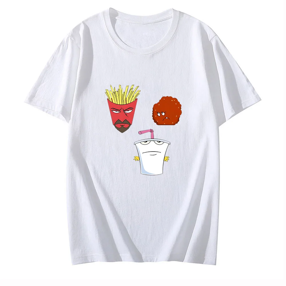 Aqua Teen Hunger Force T-shirts Graphic Printing Casual Comfortable Tee-shirt Short Sleeve Boys Girls Soft Tshirt Summer Kawaii