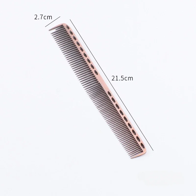 Space Aluminuml Hair Comb Pro Hairdressing Combs расческа для волос Hair Cutting Dying Hair Brush Barber Tools Salon Accessaries