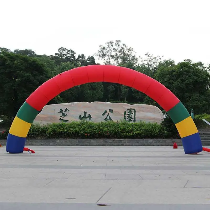 Arco inflable personalizado para eventos al aire libre, arco inflable de línea de acabado de inicio