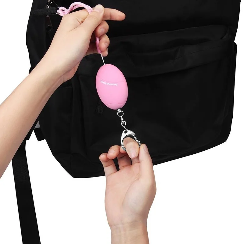 Allarme di autodifesa 125dB Anti-wolf Girl Child Women Security Protect Alert sicurezza personale Scream portachiavi con allarme di emergenza ad alto volume