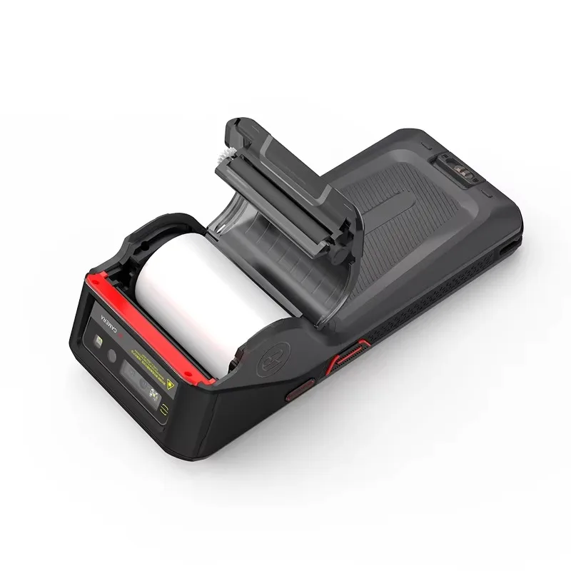Industrial Android Handheld Thermal Label Printer Rugged Mobile PDA Warehouse Inventory Management 1D 2D Barcode Scanner