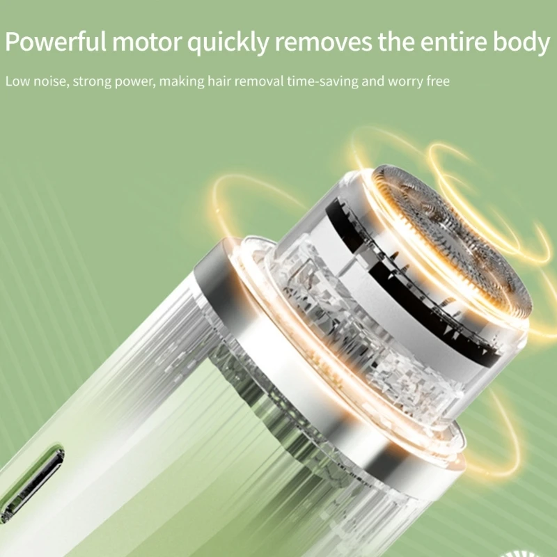 Efficient Hair Trimmer Hair Removers Hair Removal Device Double Side Electric Face Removers ABS Texture for Face Body