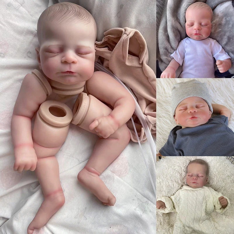 

21inch Already painted Doll Parts Reborn Doll Kit Timothy Soft Touch Unfinished Fresh Color DIY Doll Kit Gift for Kids