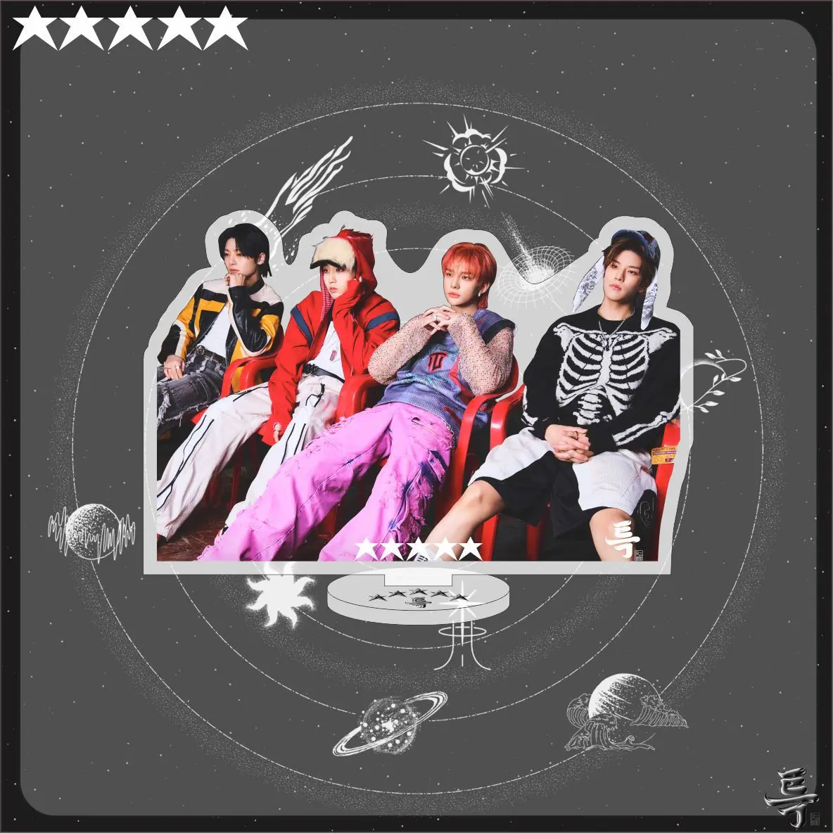 Stray Kids – nouvelle spécialité de 23 ans (5-STARskzoo), nouvelle Plaque acrylique Double face, ornement de bureau