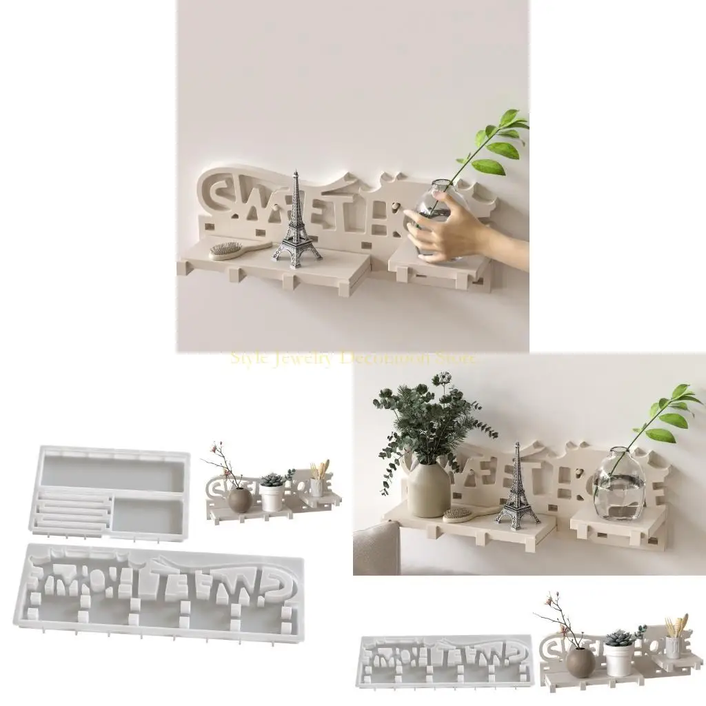 

D46E Silicone Hook Mould for Resin Castes and Craft Supplies Home Decoration Sturdy Materials Easy Demolding