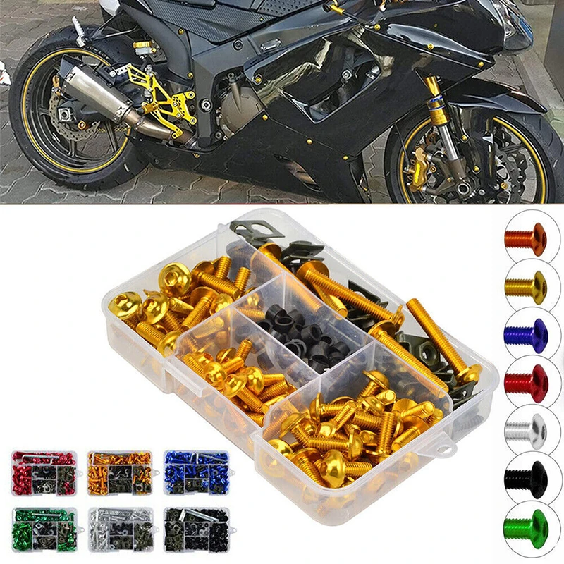 

177PCS Fairing Bolts Kit CNC Screws Nut For Honda CBR600RR CBR900RR CBR929RR CBR1000RR CBR 600RR 900RR 929RR 1000RR 600