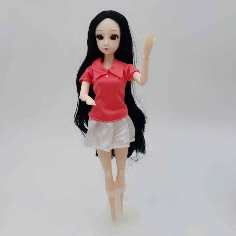 Pink Polo Shirt Sports Collection Tennis And Golf Casual Outfits For 1/6 FR Babi Supermodel Doll 30cm Doll Clothes Accessories