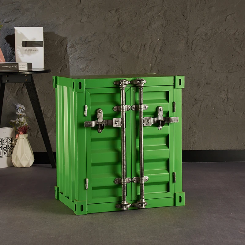 American porch cabinet industrial style locker container retro locker storage cabinet low e-sports room bar cabinet