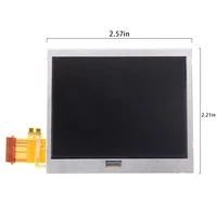 Para Nintendo DS Lite NDSL pantalla superior/superior pantalla LCD inferior/inferior consola de juegos accesorios de juego