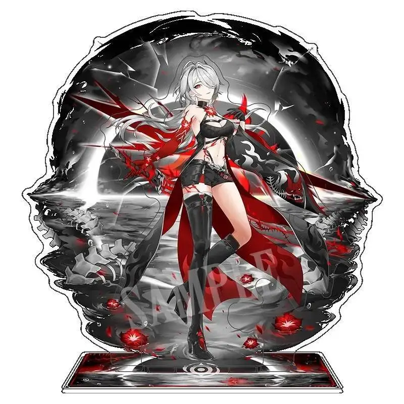 Gra Honkai: Star Rail Cosplay Acheron Firefly Sparkle Black Swan Robin Dwustronna Akrylowa Podstawka Kolekcjonerska Prezent