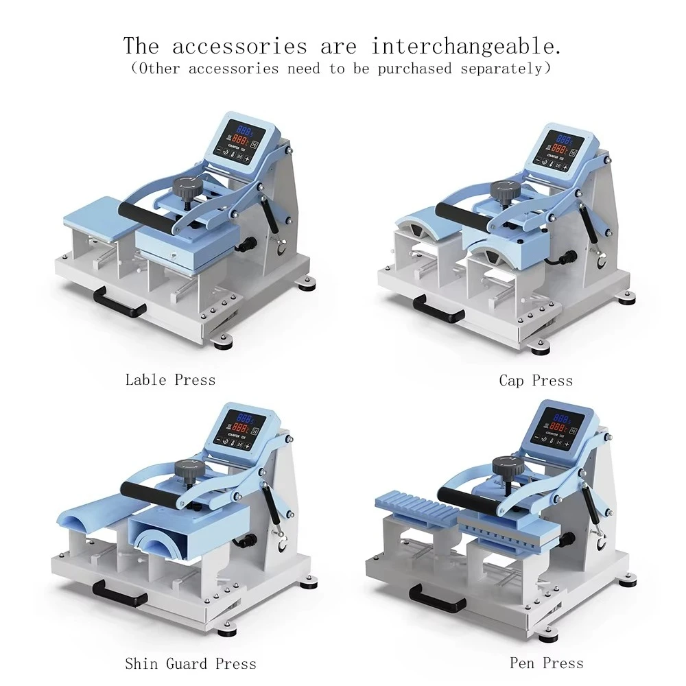Shin Guard Transfer Printing Sublimation Machine Double Station Shin Guard Heat Press