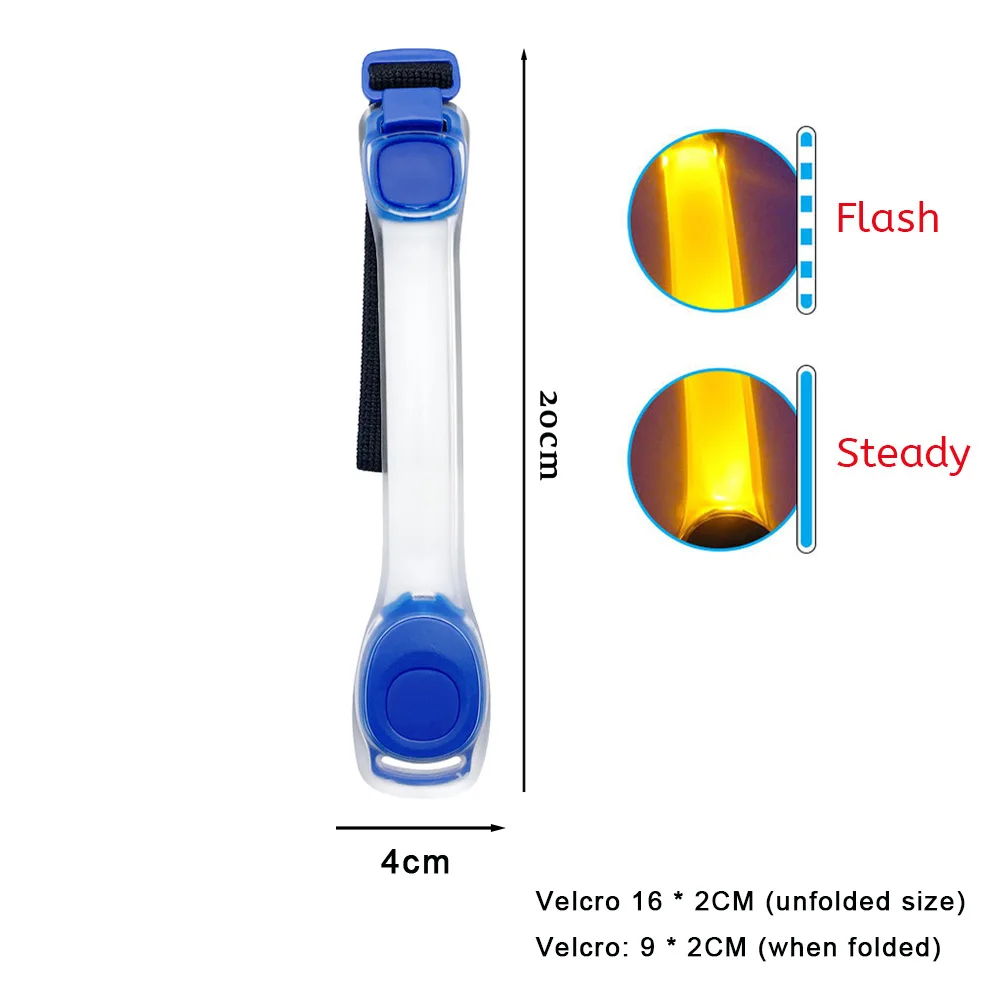 LED Light Up Armband Night Running Luminous Toys | Glow Sports Bracelet for Cycling Jogging Outdoor Sports | Party Glowing Toys