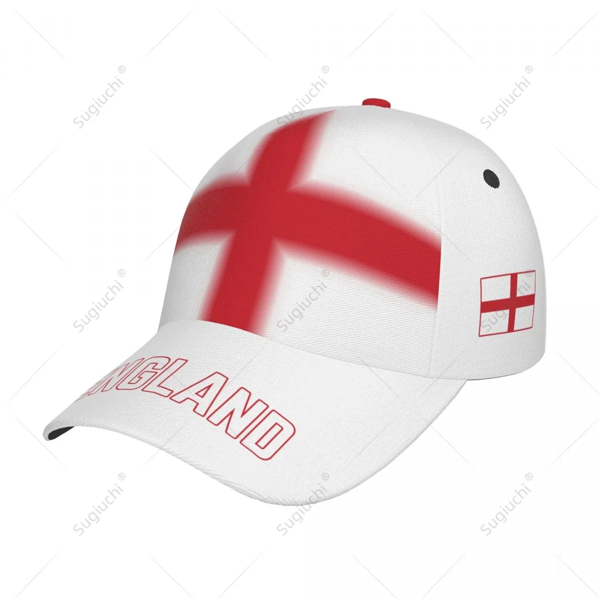 Unisex Baseball Cap Hat England Flag Gradient Color 3D Printing for Tennis Outdoor Bike Bicycle Golf Baseball Sports Fans